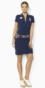 Team USA Mesh Polo Dress Team USA Mesh Polo Dress