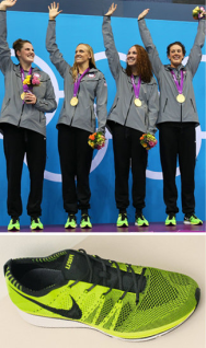 Nike FlyKnit Trainers Neon Green Nike FlyKnit Trainers