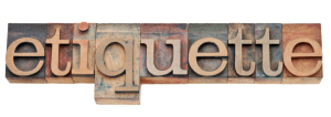 word "etiquette"